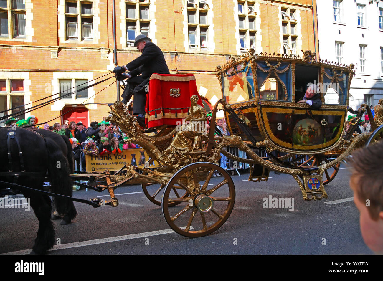 Maire de Saint Patrick's Day Parade Dublin Ireland Banque D'Images