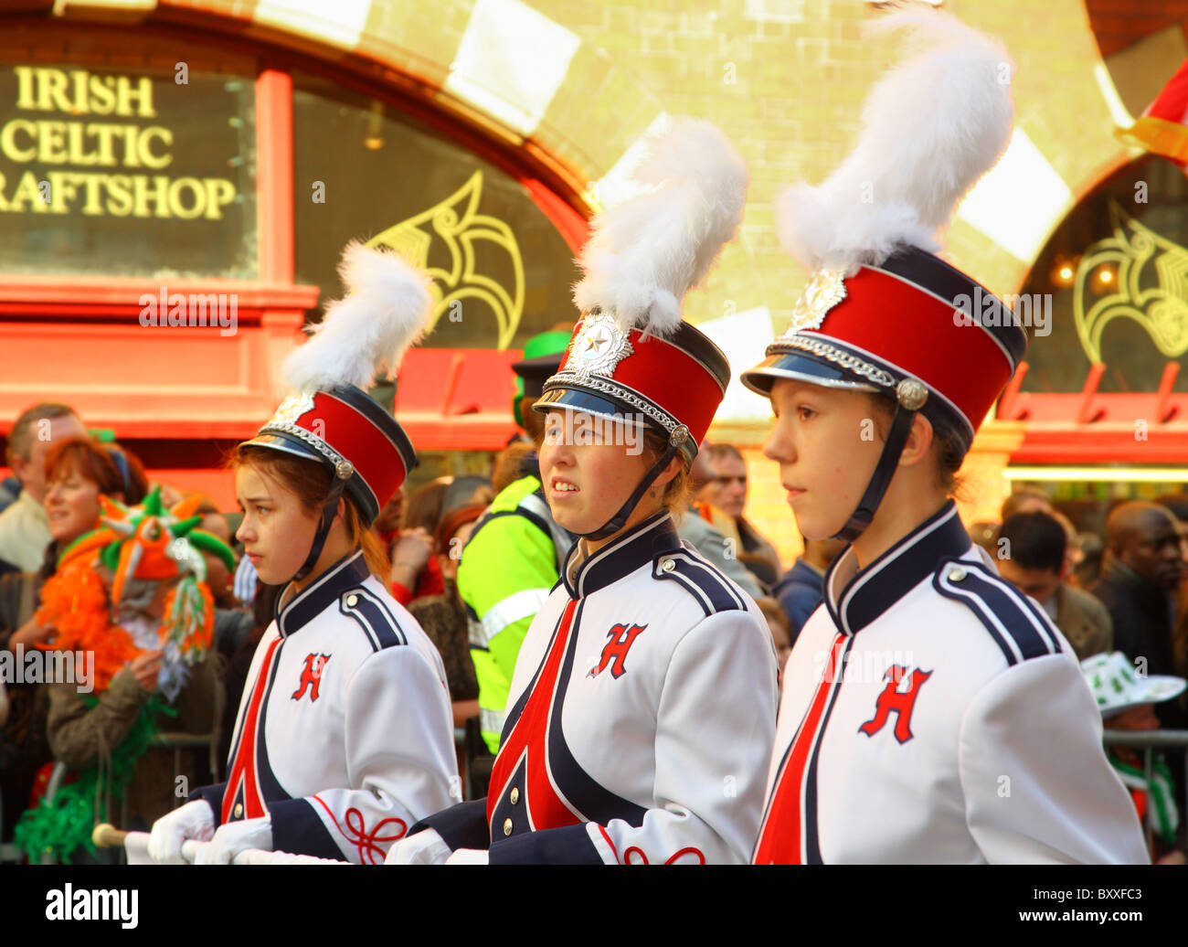 Saint Patrick's Day Parade Dublin Ireland Banque D'Images