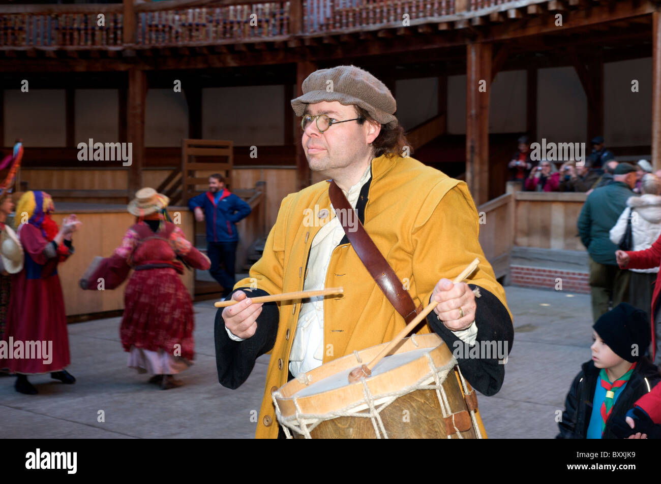 Beaucoup d'octobre Fête des vendanges fête, Bankside, Londres, Royaume-Uni Banque D'Images
