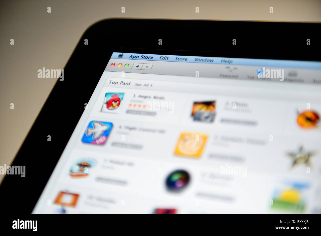 Mac App Store d'Apple Banque D'Images