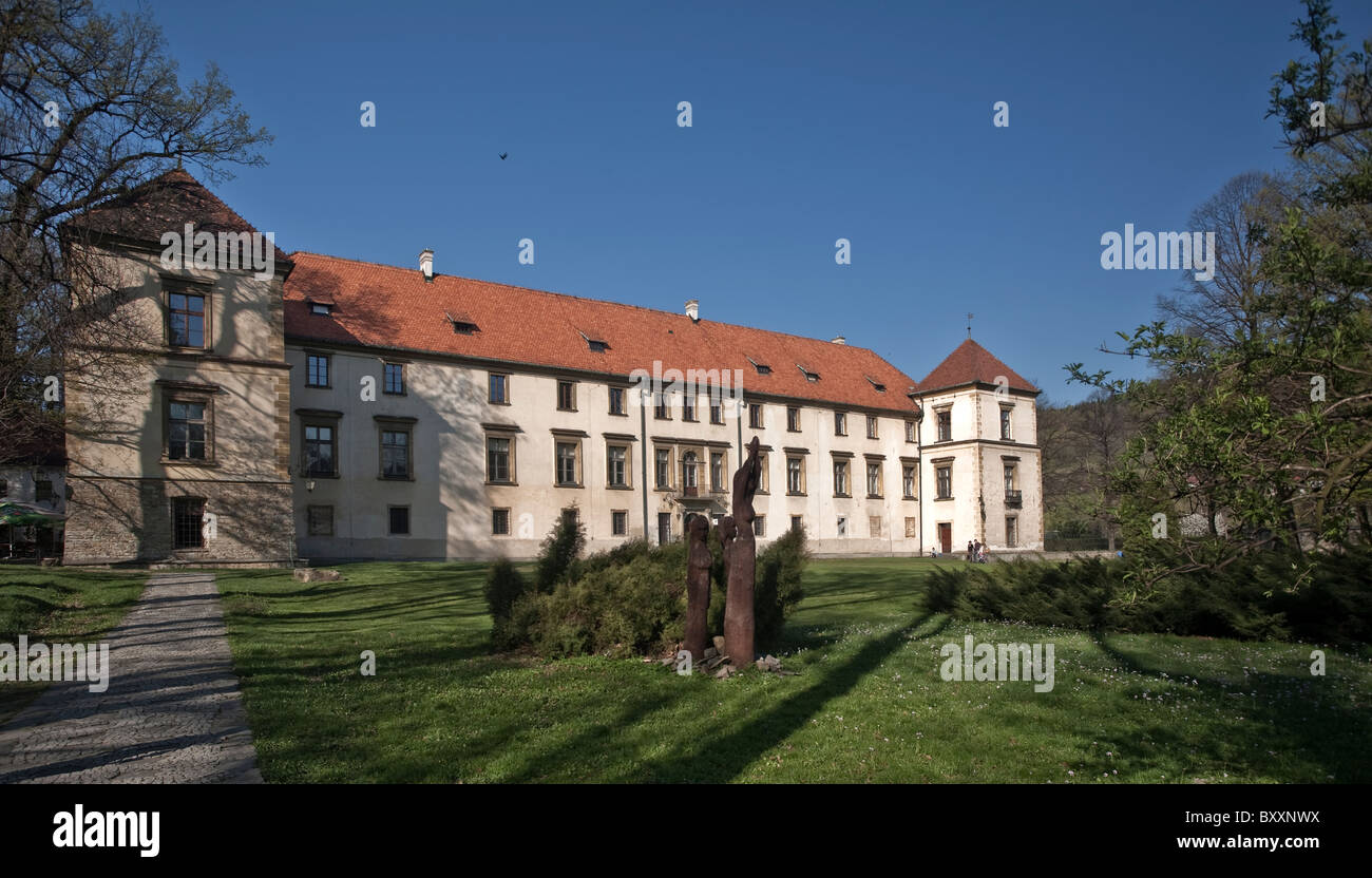 Château Renaissance à Sucha Beskidzka, Pologne Banque D'Images
