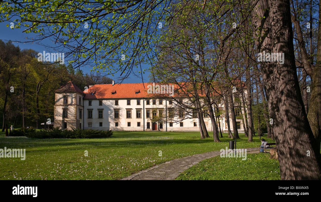 Château Renaissance à Sucha Beskidzka, Pologne Banque D'Images