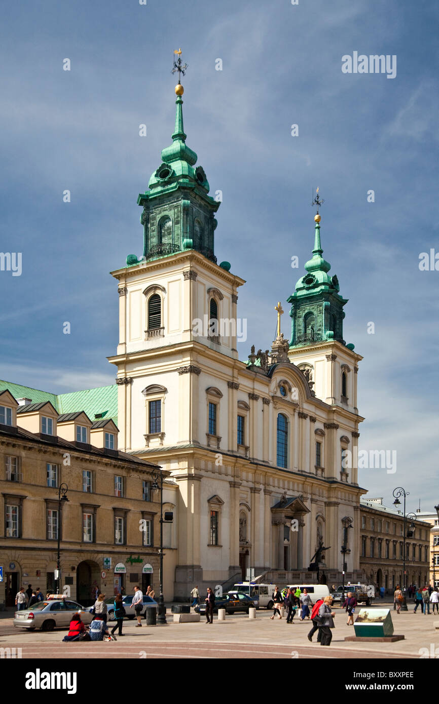 Église de la Sainte Croix, Varsovie, Pologne Banque D'Images