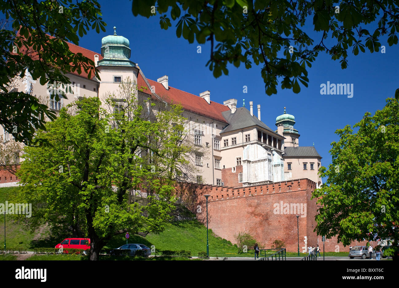 Château de Wawel à Cracovie, Pologne Banque D'Images