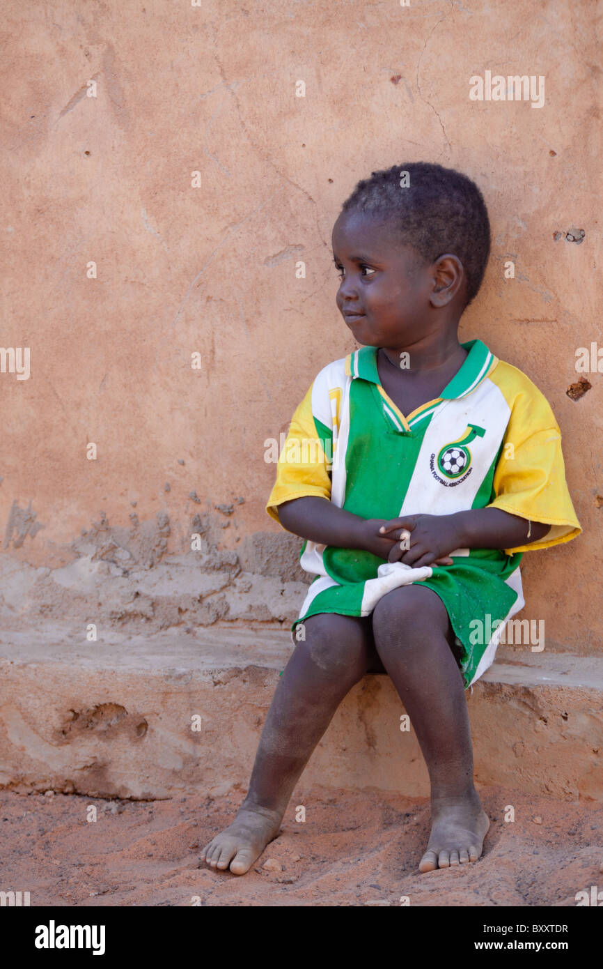 Fille peul à Djibo dans le nord du Burkina Faso. Banque D'Images