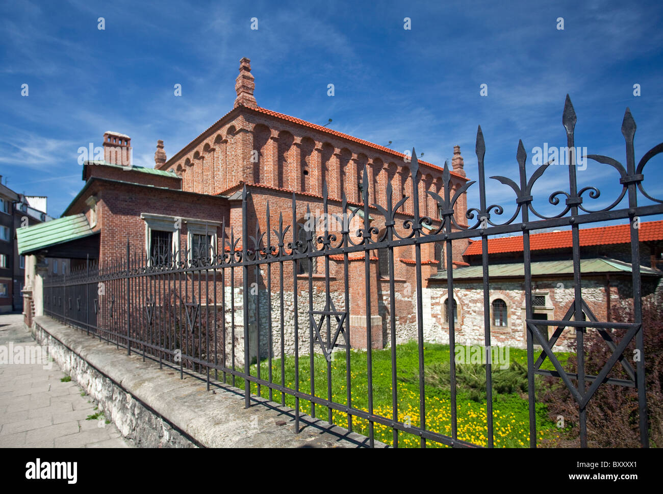Ancienne Synagogue, Cracovie, Pologne Banque D'Images