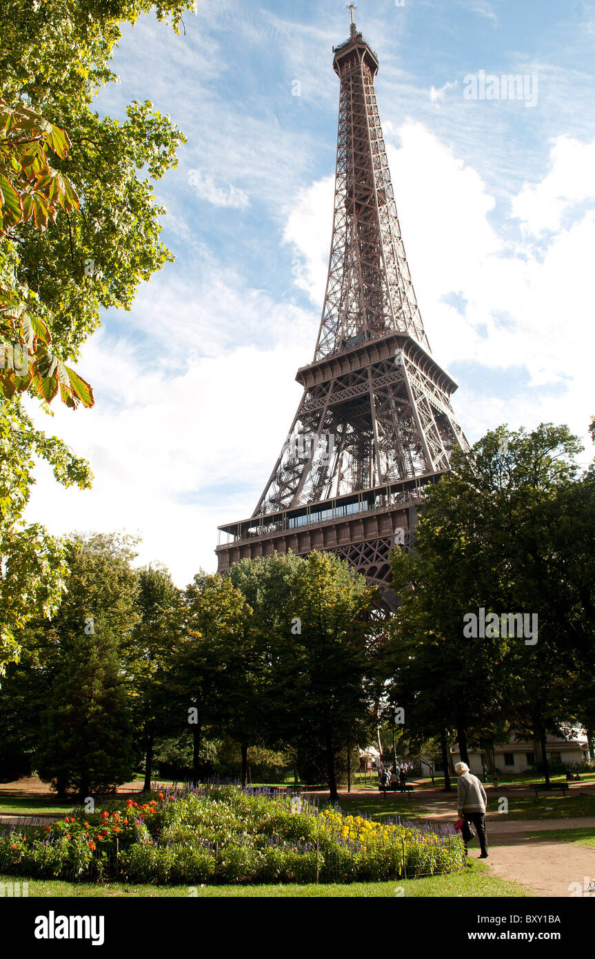 Paris (75) : la Tour Eiffel Banque D'Images