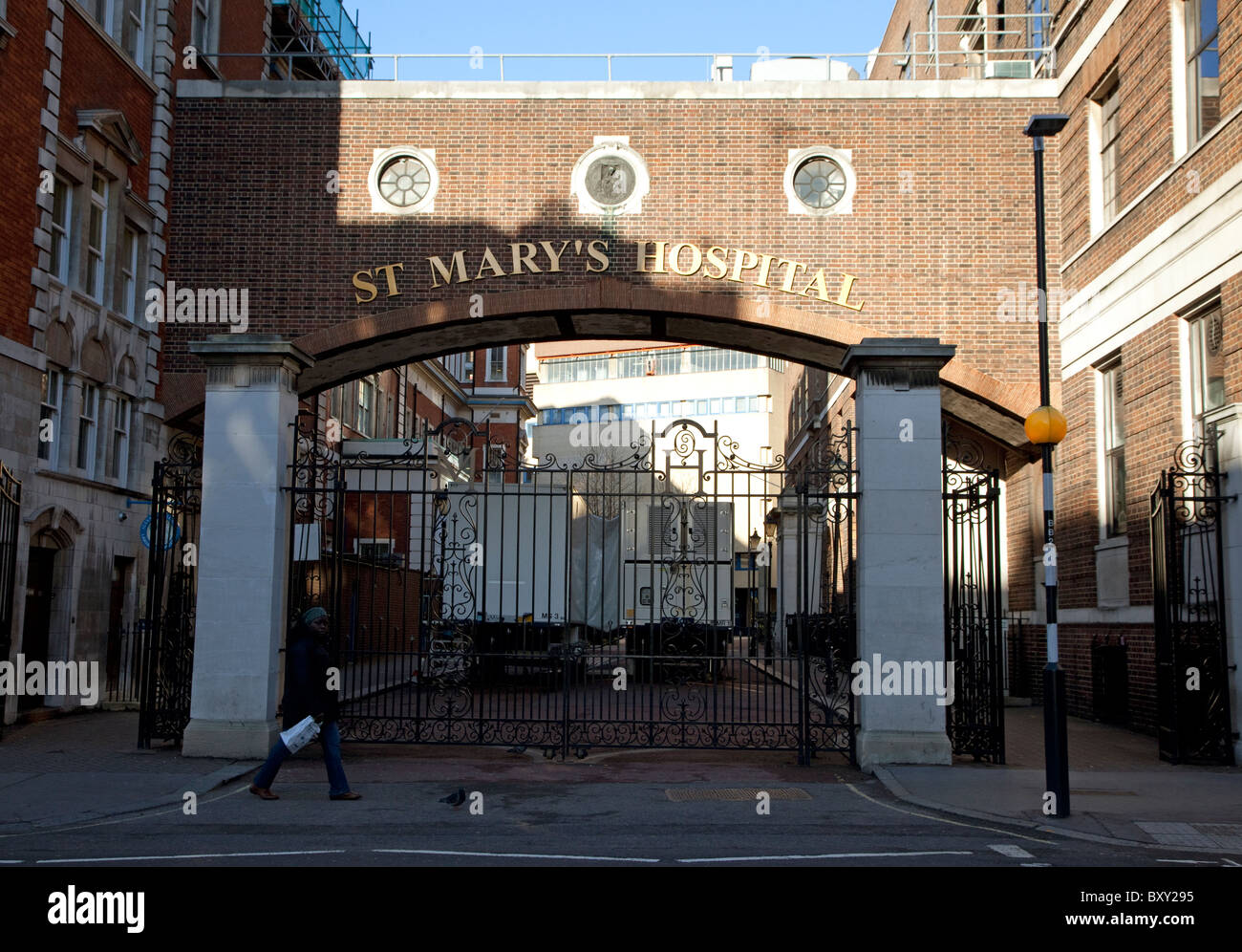 L'Hôpital St Mary, Paddington, Londres Banque D'Images