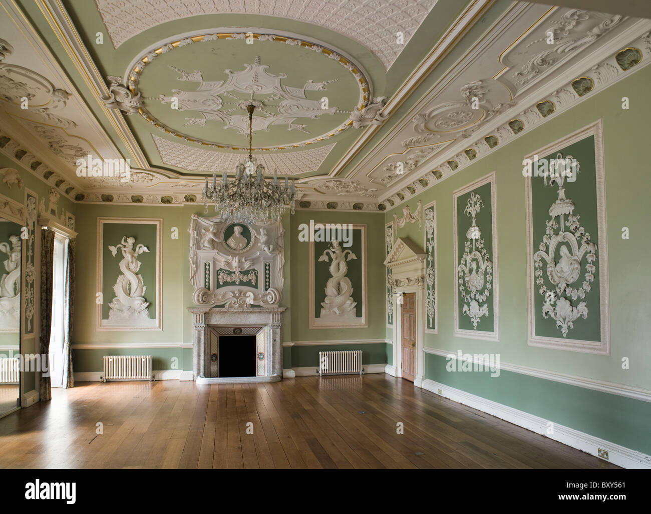 Burchetts Green, Hall Place, William East Room Banque D'Images