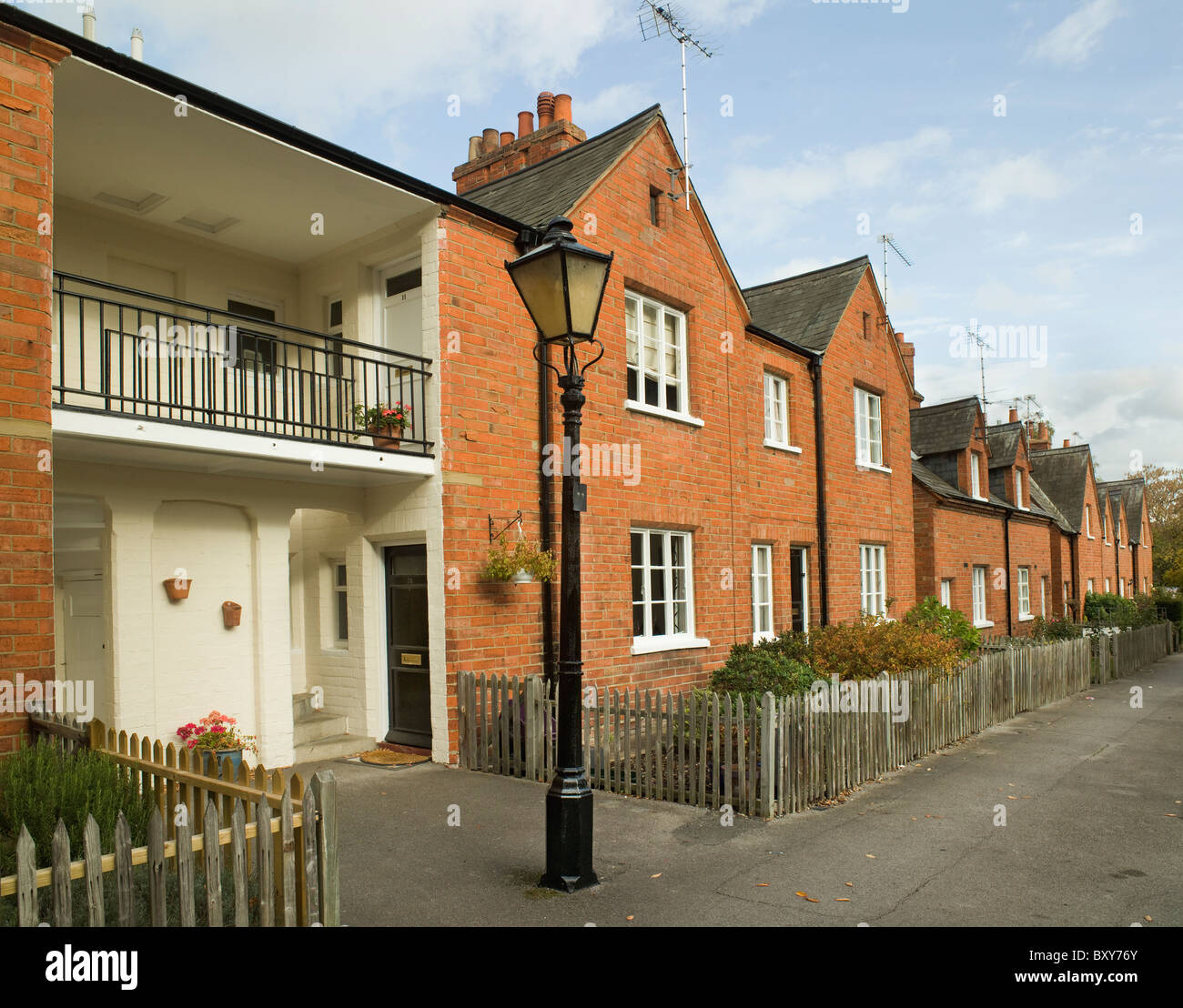 Windsor, Berkshire. Logement - modèle Prince Consort Cottages, 1852 par Henry Roberts Banque D'Images