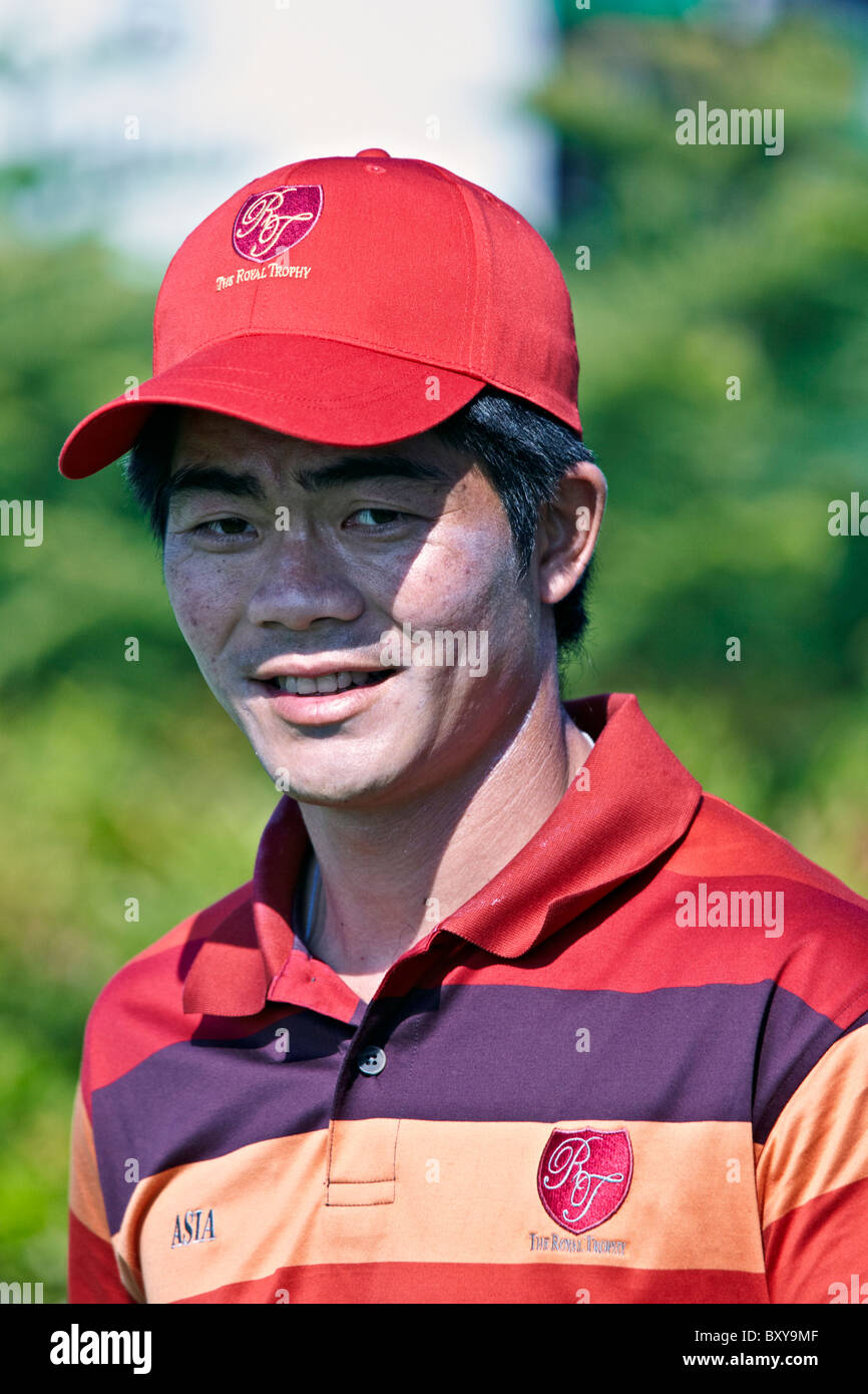 Golfeur chinois et sports celebrity Lian Wen Chong. S. E. Asie Thaïlande Banque D'Images