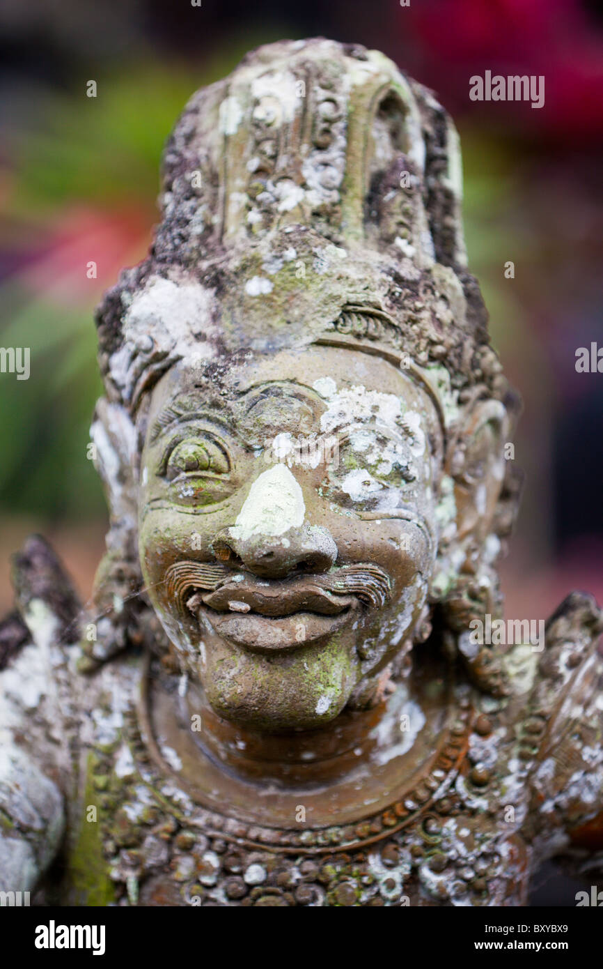 Sculpture à Pura Besakih Temple, Bali, Indonésie Banque D'Images