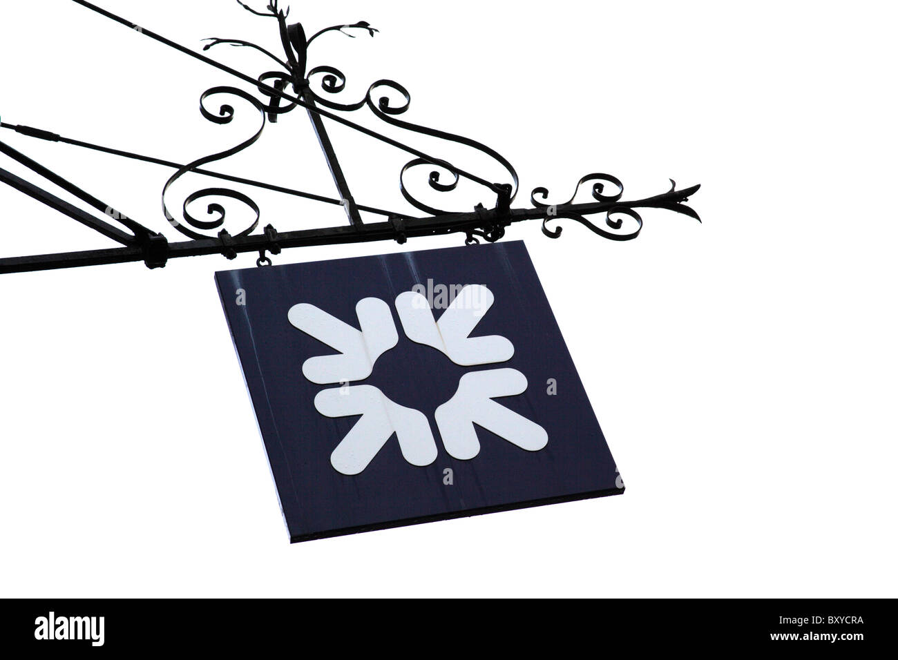 Royal Bank of Scotland Logo Sign Banque D'Images