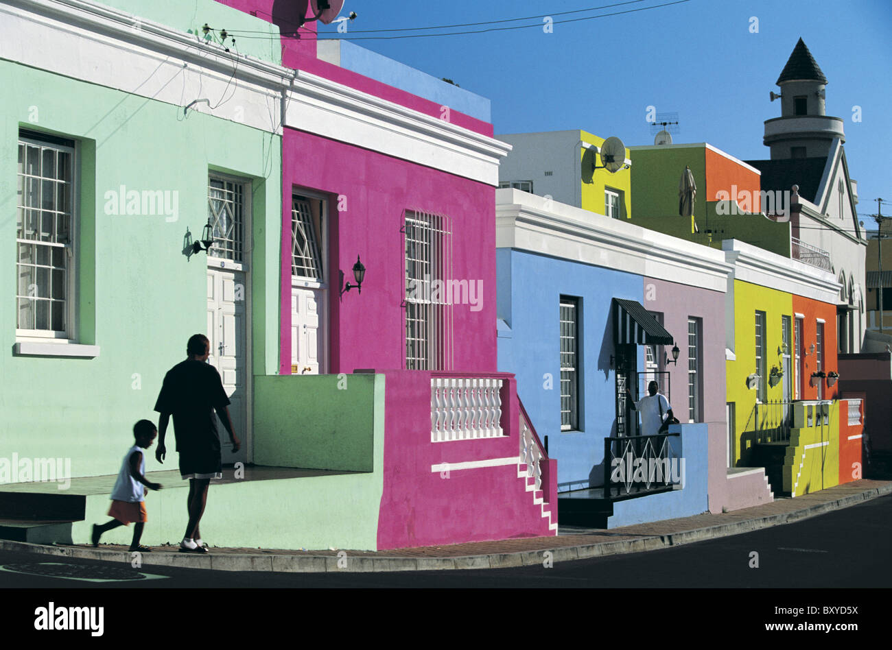 Bo-Kaap, Cape Town, Afrique du Sud Banque D'Images