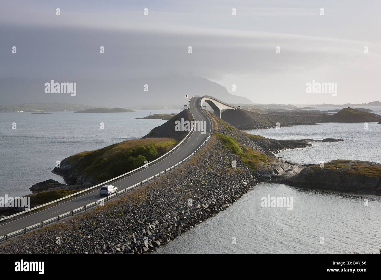 Storseisundbrua bridge, La Route de l'Atlantique, Etats-Unis Banque D'Images
