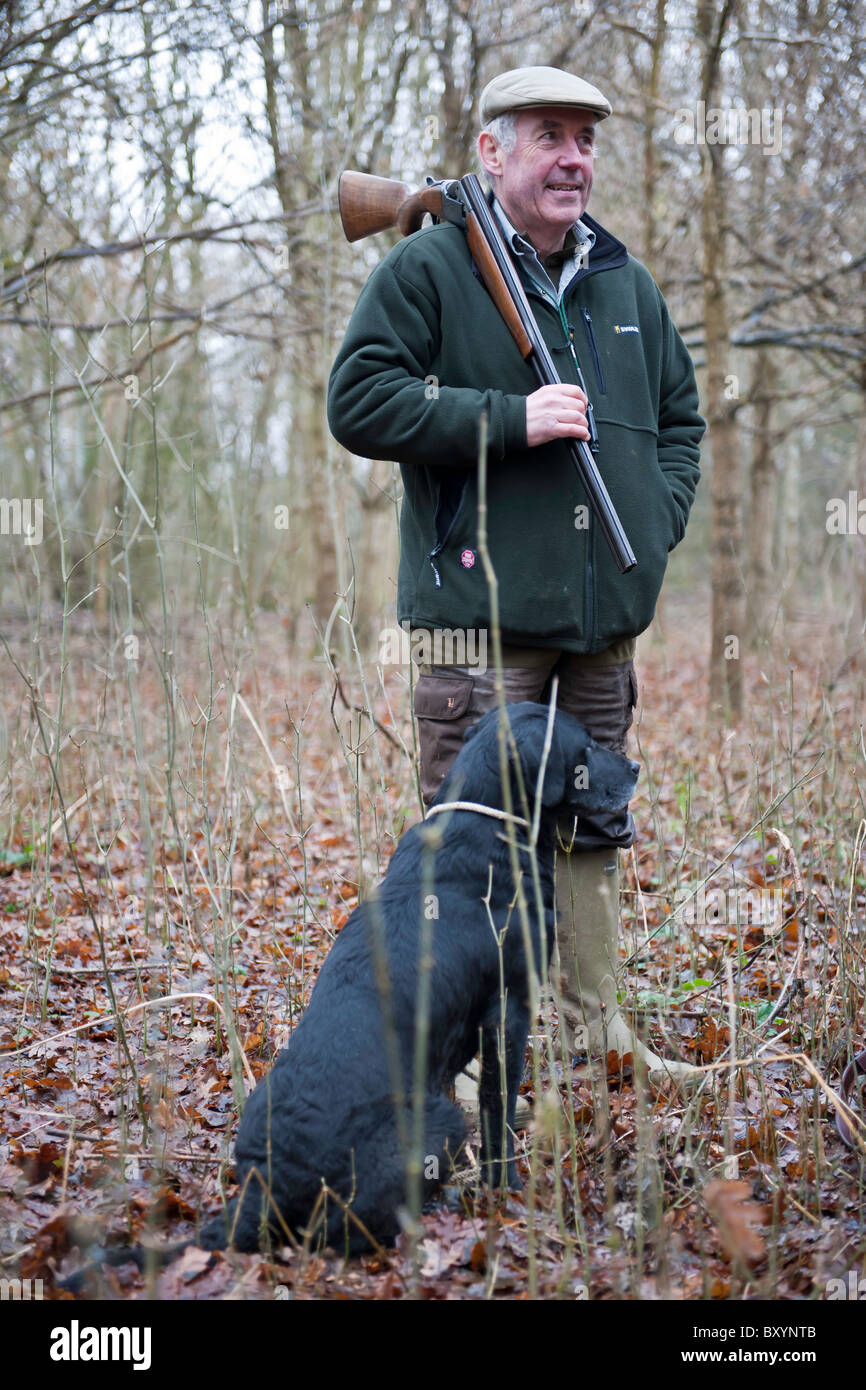 Le Pheasant Shoot Banque D'Images