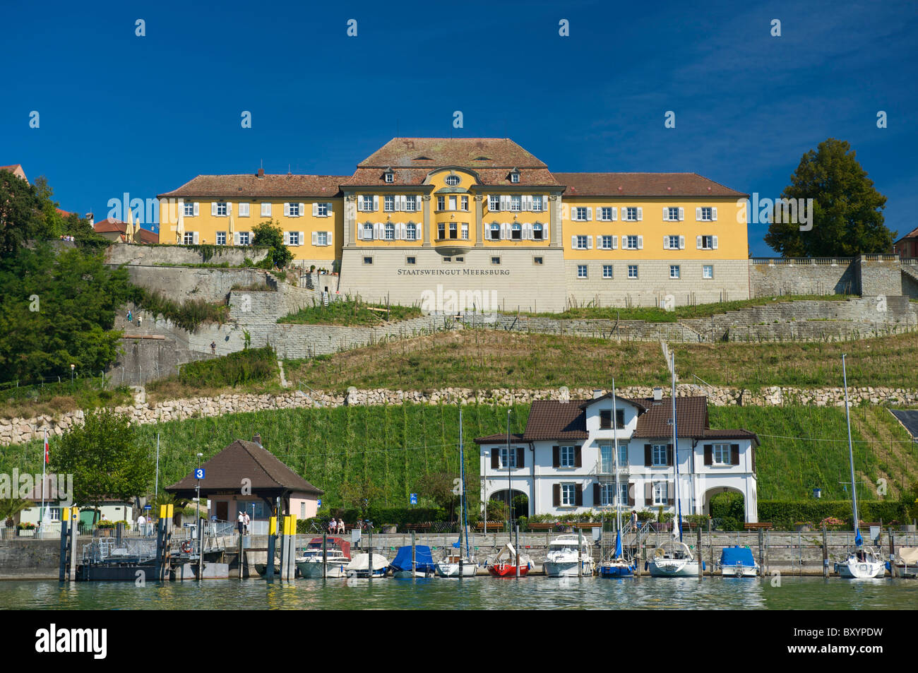 Meersburg, Lac de Constance, Bade-Wurtemberg, Allemagne Banque D'Images