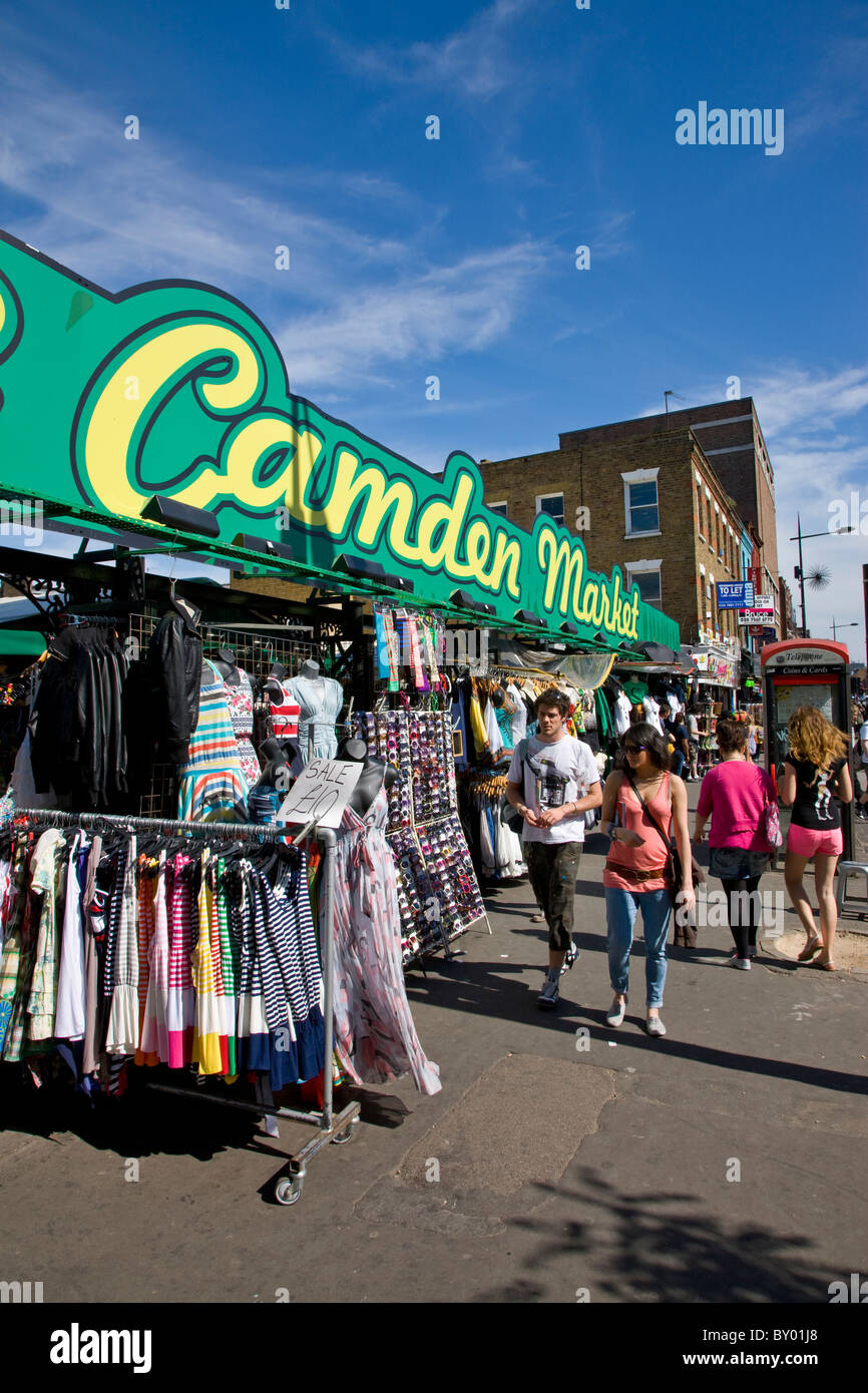 Marché de Camden Banque D'Images