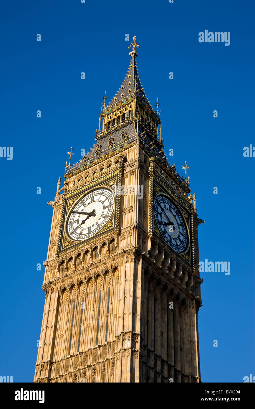 Détail de Big Ben à Westminster Banque D'Images