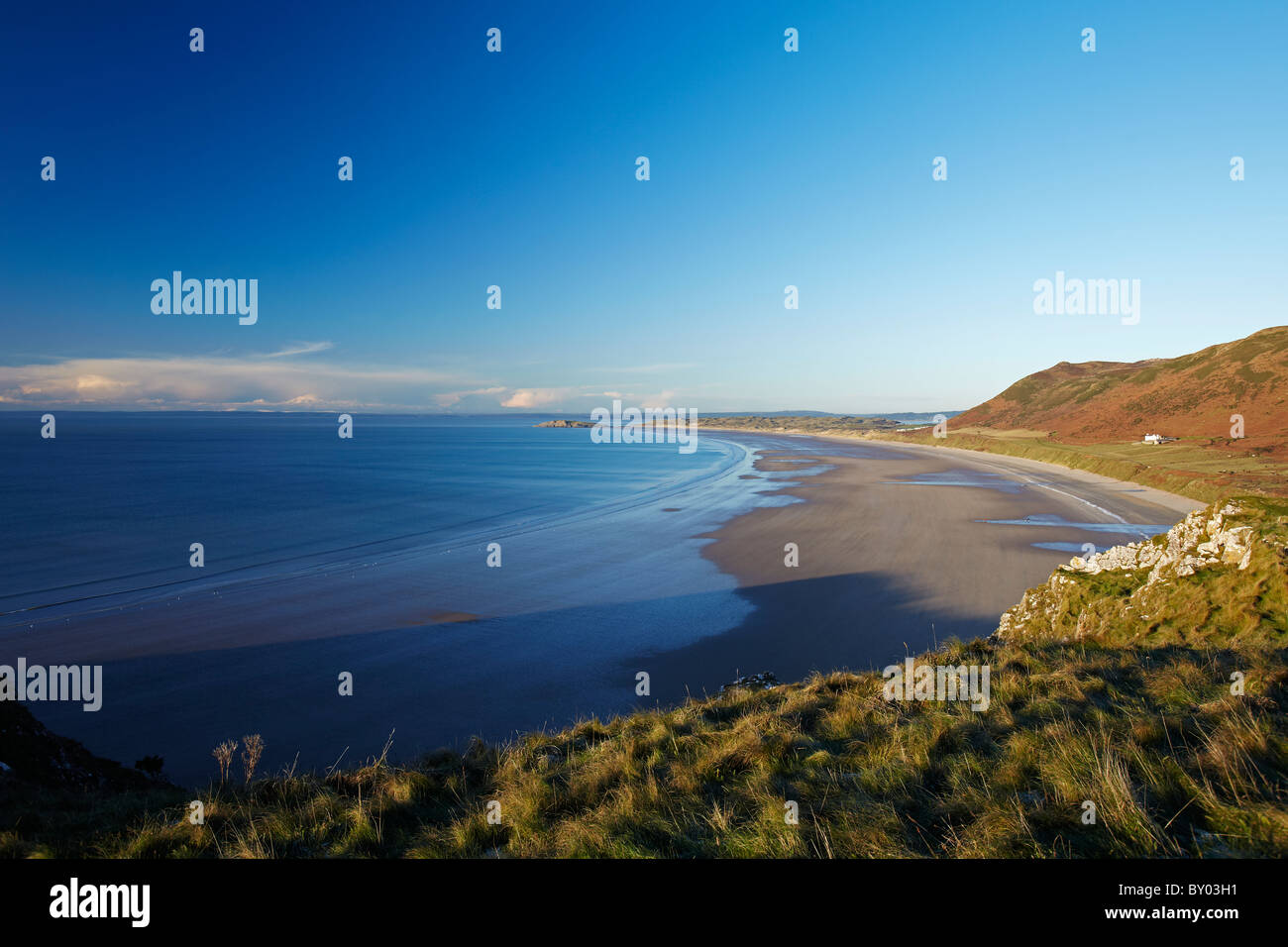 Rhossili Bay, Gower, Pays de Galles, Royaume-Uni Banque D'Images