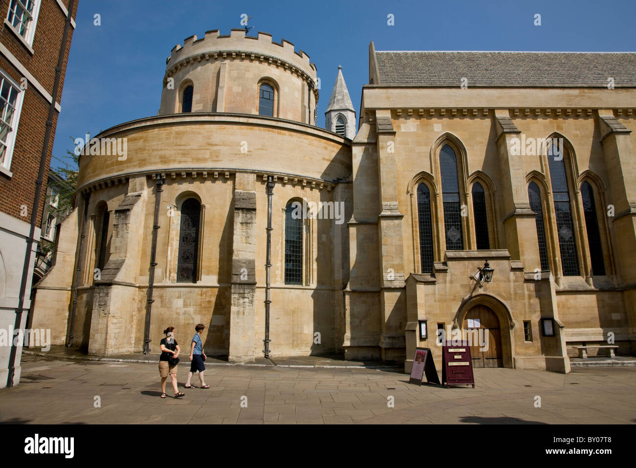 Temple Church dans les Inns of Court Banque D'Images