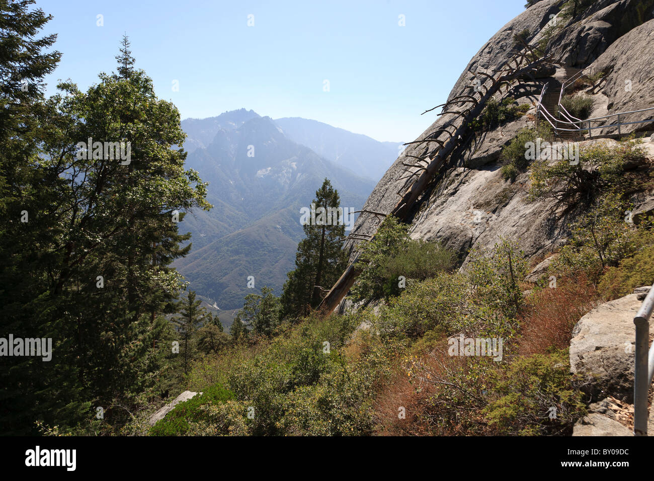 Moro Rock, Sequoia National Park en Californie, USA Banque D'Images
