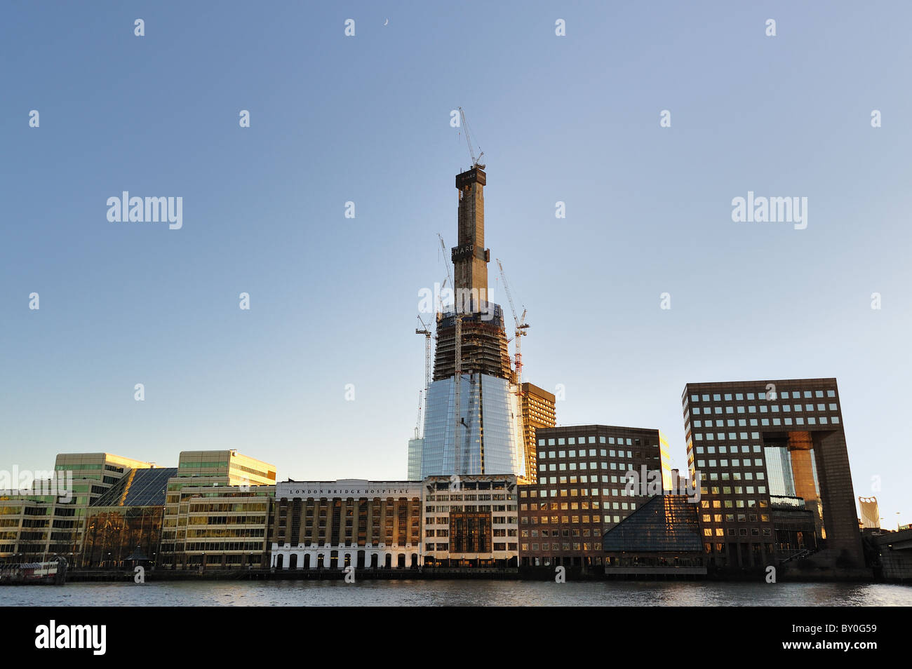 Le Shard London Bridge de verre 32 Banque D'Images