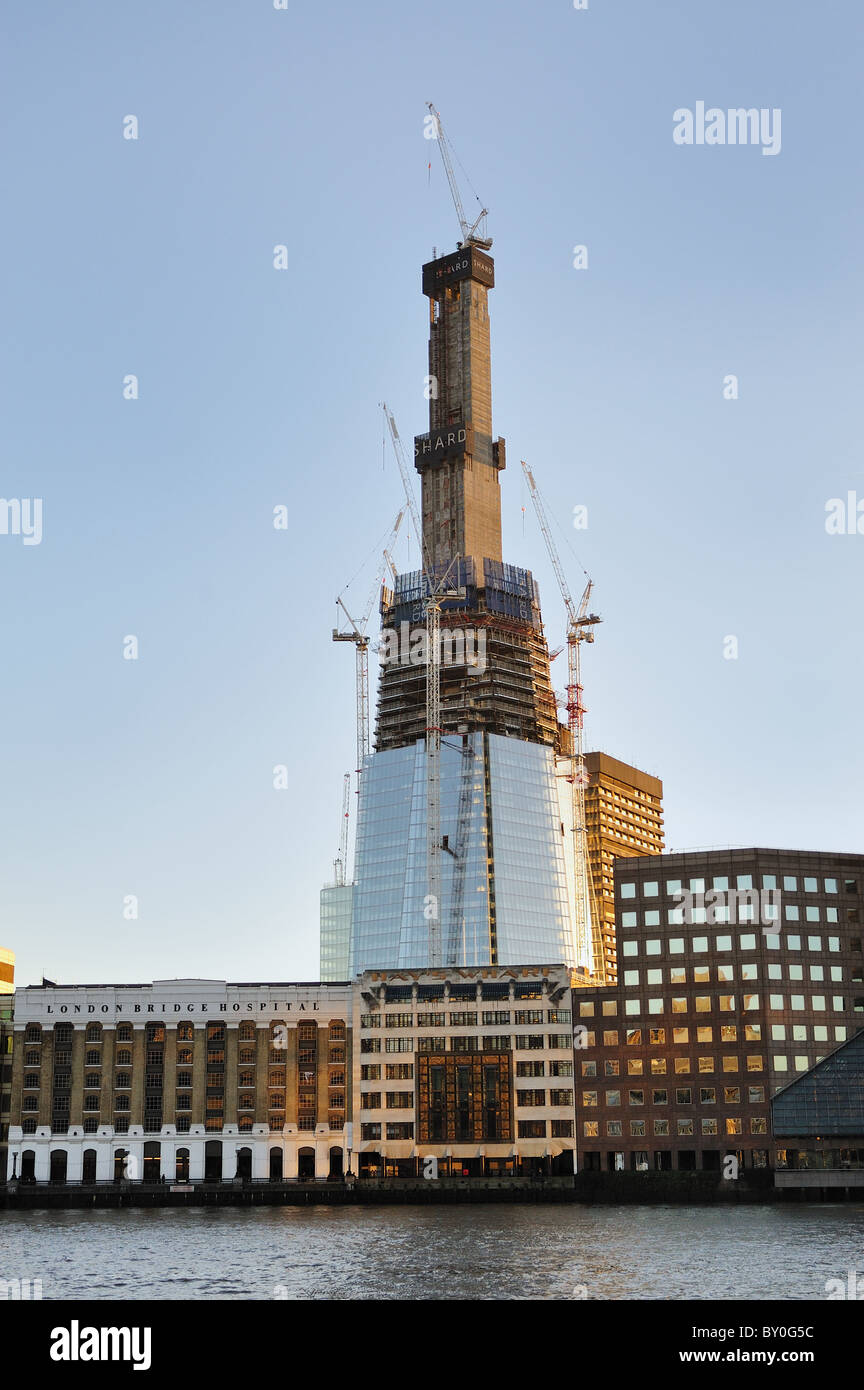 Le Shard London Bridge de verre 32 Banque D'Images