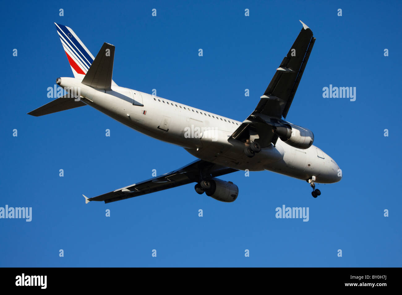 Airbus A320 Air France landing Photo Stock Alamy