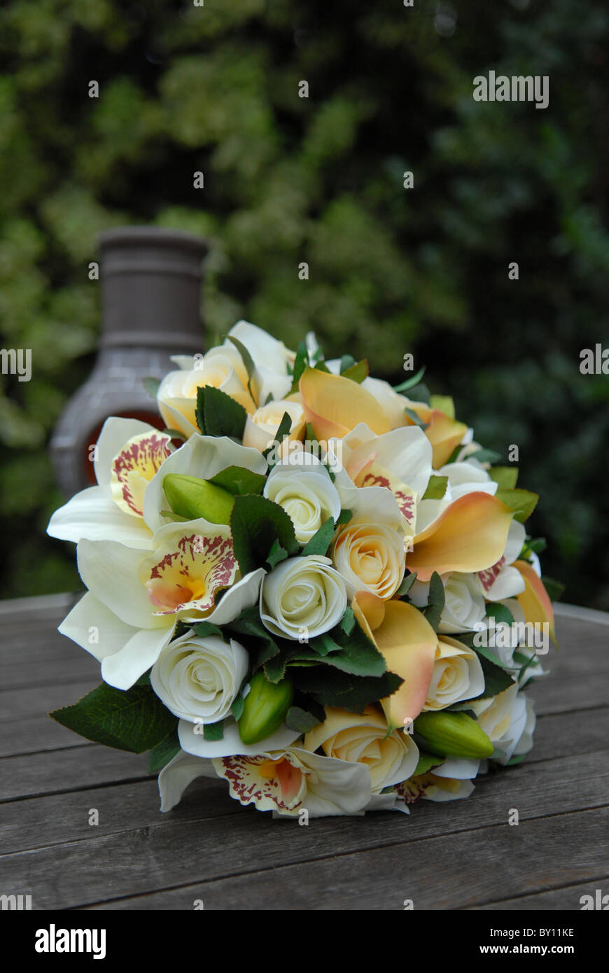 Un jour de mariage bouquet de la Mariée Banque D'Images