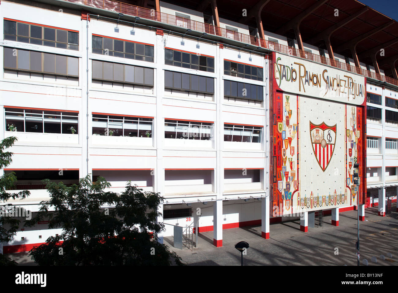 Le stade Sanchez Pizjuan, appartenant au FC Séville, Sevilla, Espagne Banque D'Images