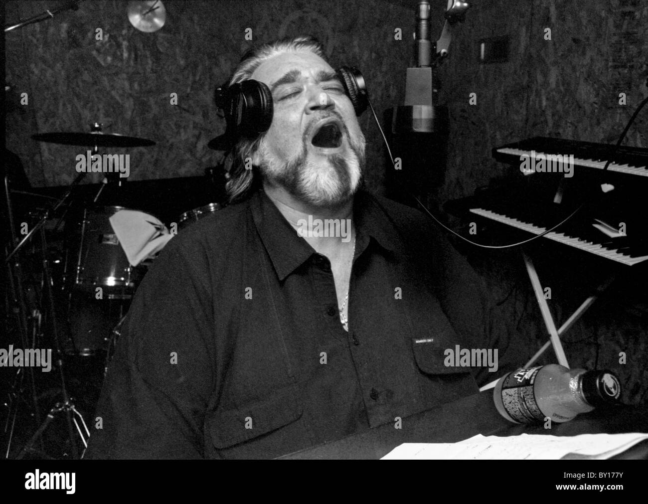 Wolfman Jack inscription 11 Mai 1994, l'année avant sa mort. Banque D'Images