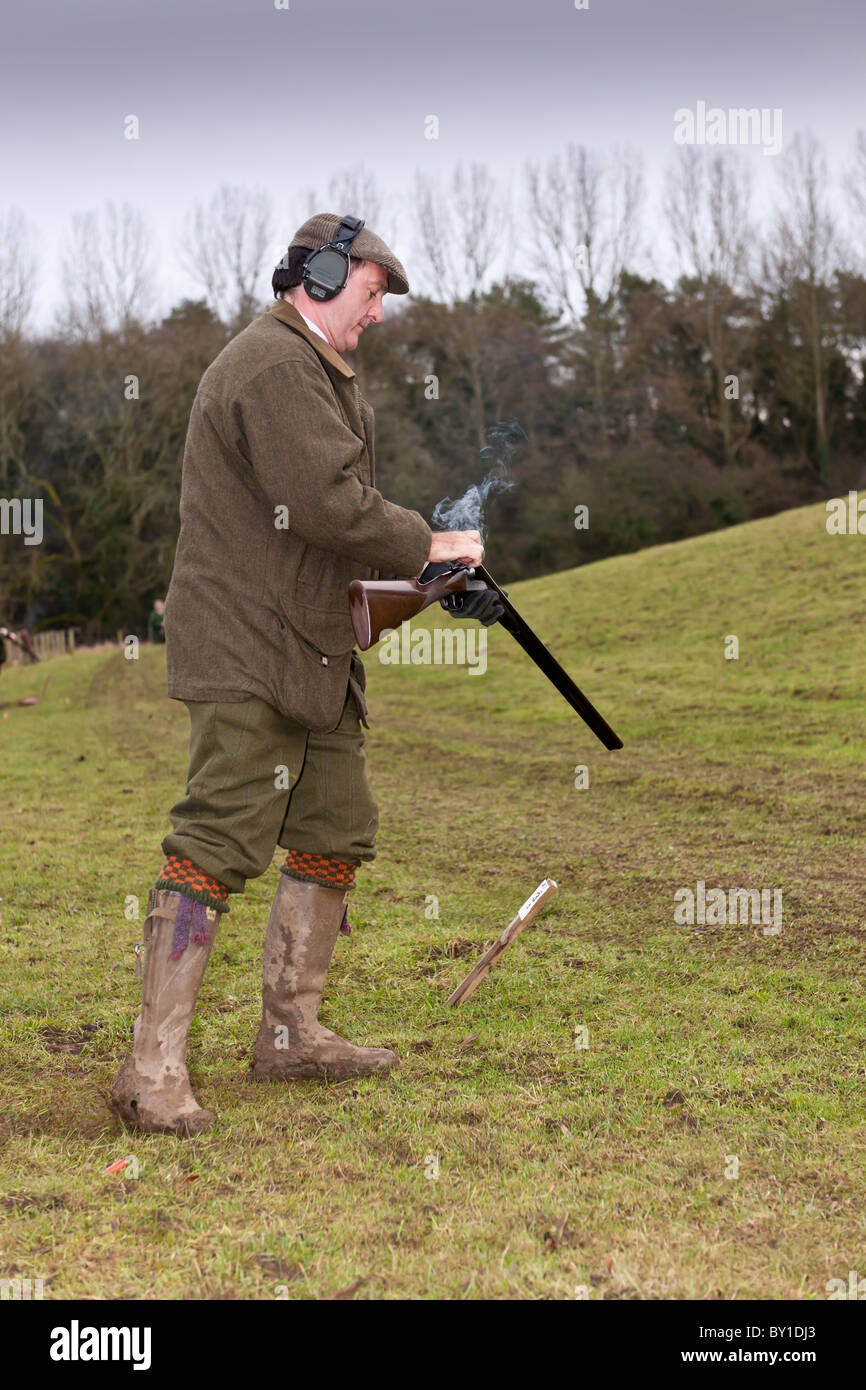 Le Pheasant Shoot Banque D'Images