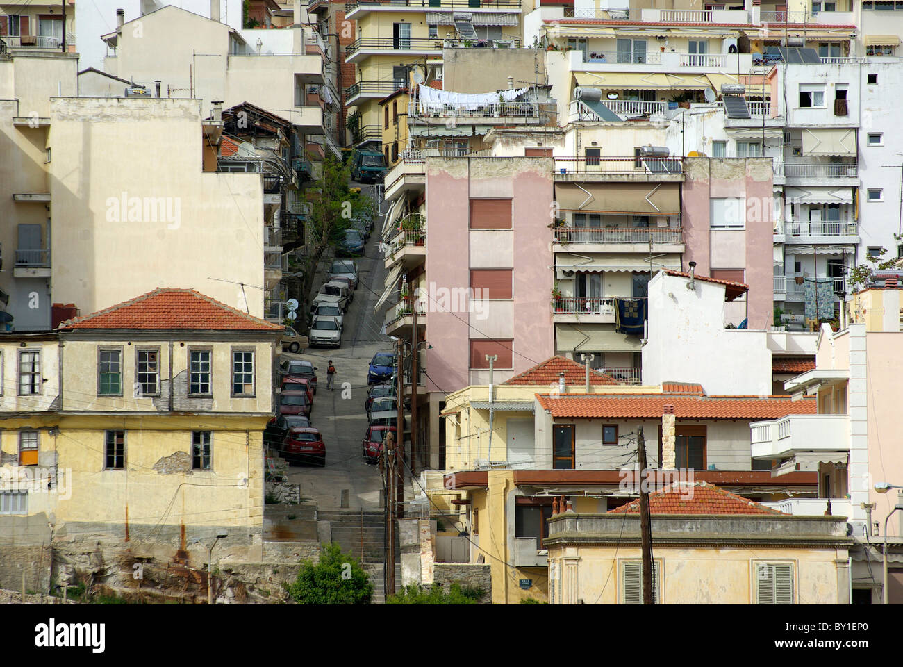 La Grèce Kavala Banque D'Images