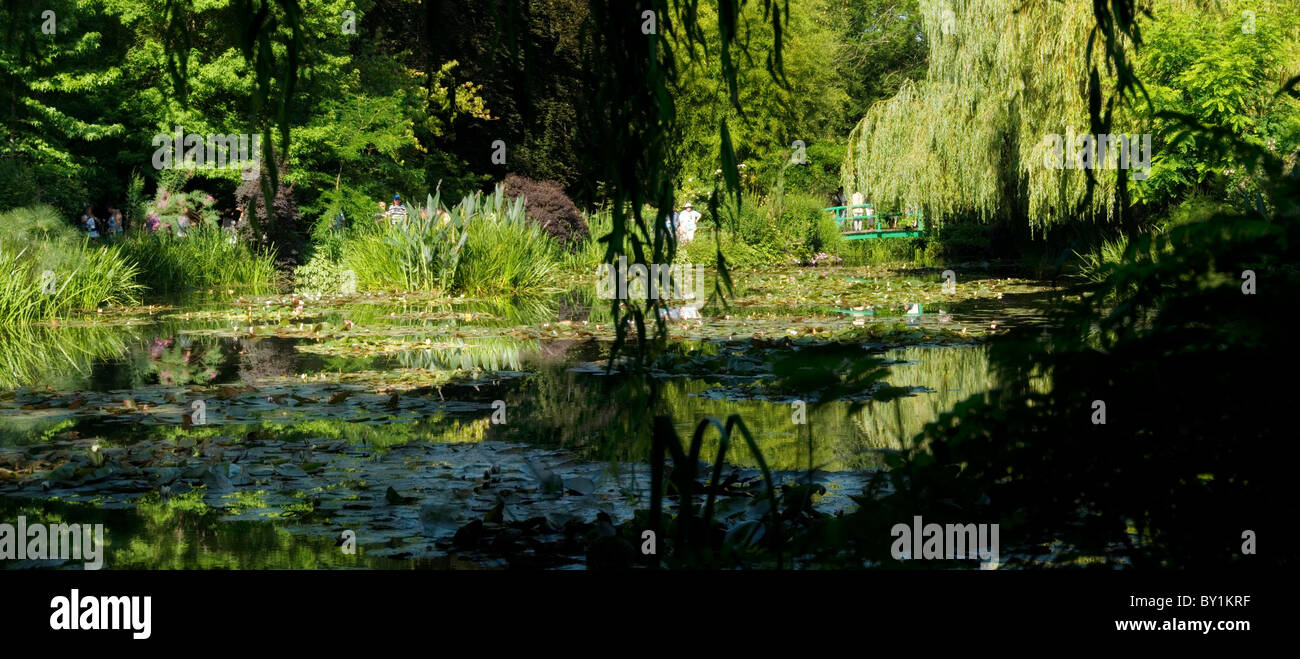 Jardin de Claude Monet à Giverny, Eure, France Banque D'Images