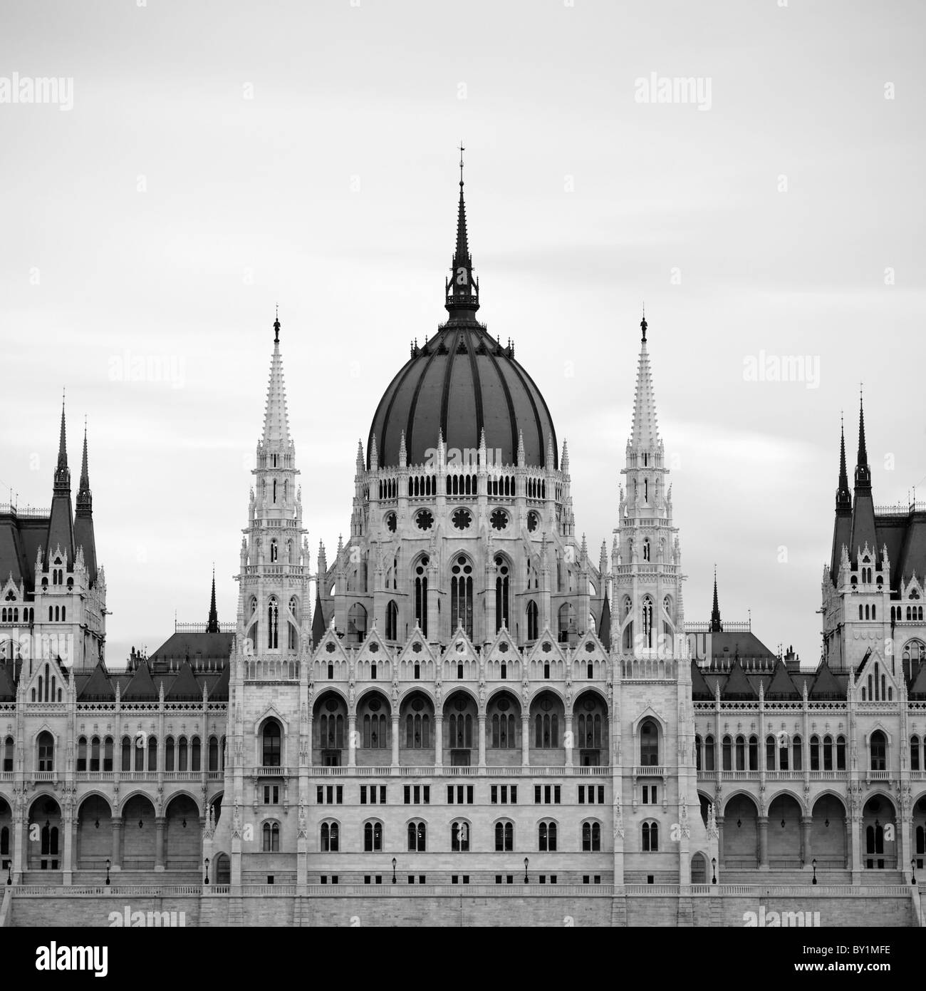 Bâtiment du Parlement hongrois Banque D'Images