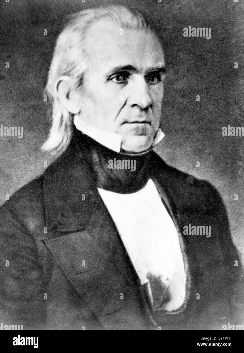 James Knox Polk, 11e président des États-Unis Banque D'Images