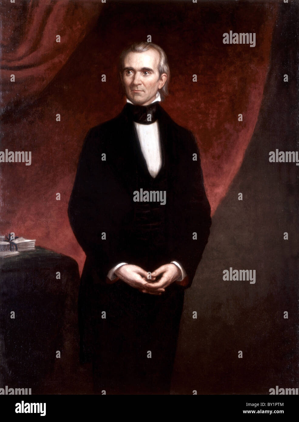 James Knox Polk, 11e président des États-Unis Banque D'Images