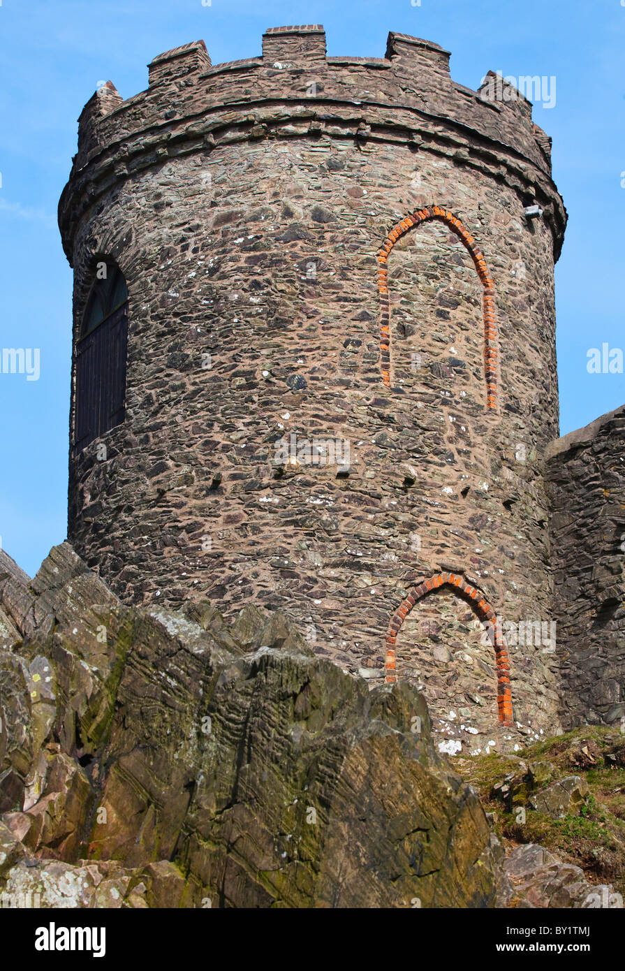 Vieux Jon / John Tower à Bradgate Park.Leicestershire Angleterre Banque D'Images