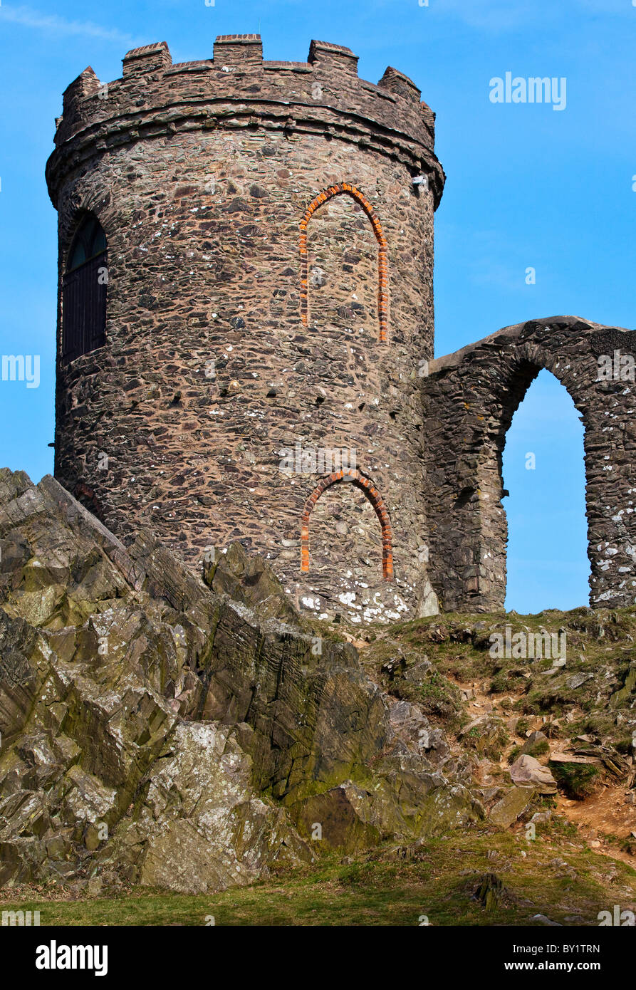 Vieux Jon / John Tower à Bradgate Park.Leicestershire Angleterre Banque D'Images