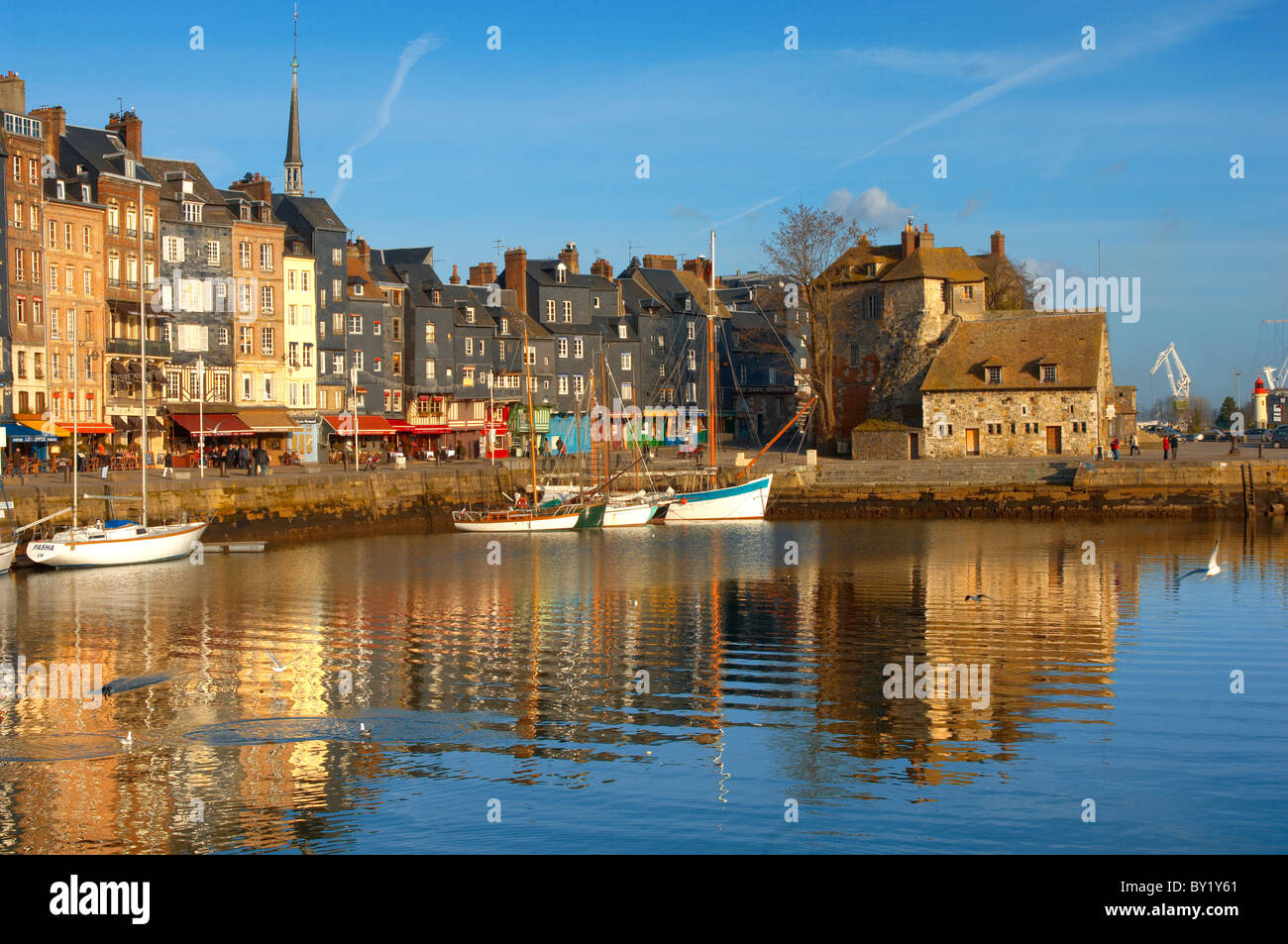Vue panoramique de honfleur Banque de photographies et d’images à haute