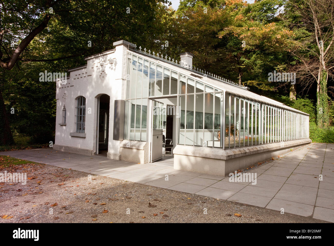Allemagne,Cannstatt, Gottlieb Daimler's villa, maison Taubenheimstrasse jardin atelier 1882 Banque D'Images
