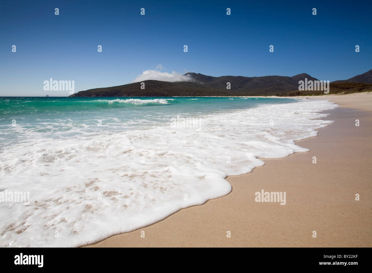 L'Australie, la Tasmanie, parc national de Freycinet. Wineglass Bay. Banque D'Images