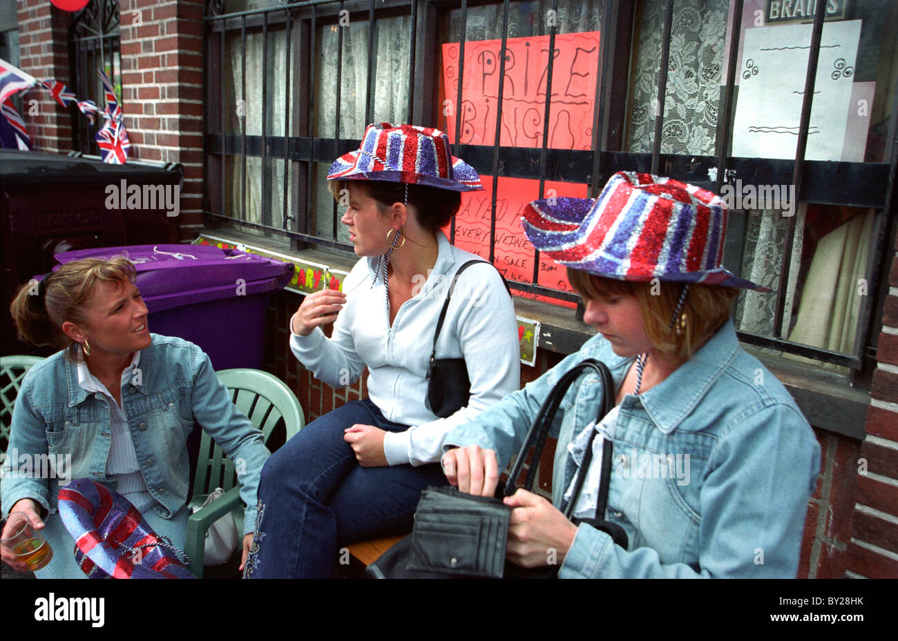 Les femmes lors d'une fête célébrant le Jubilé. Banque D'Images
