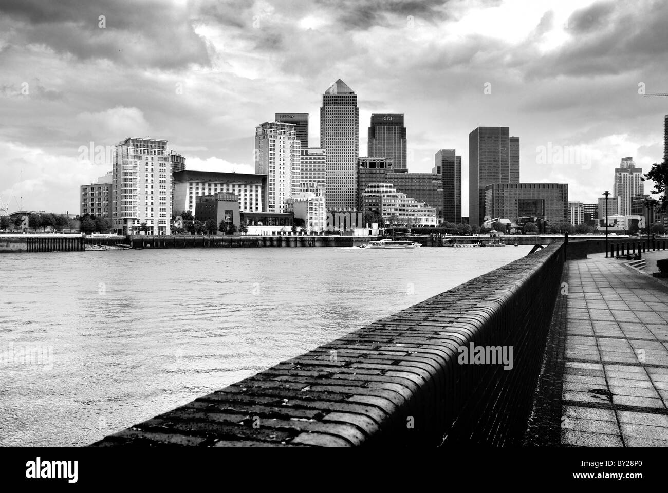 Canary Wharf London Docklands Banque D'Images