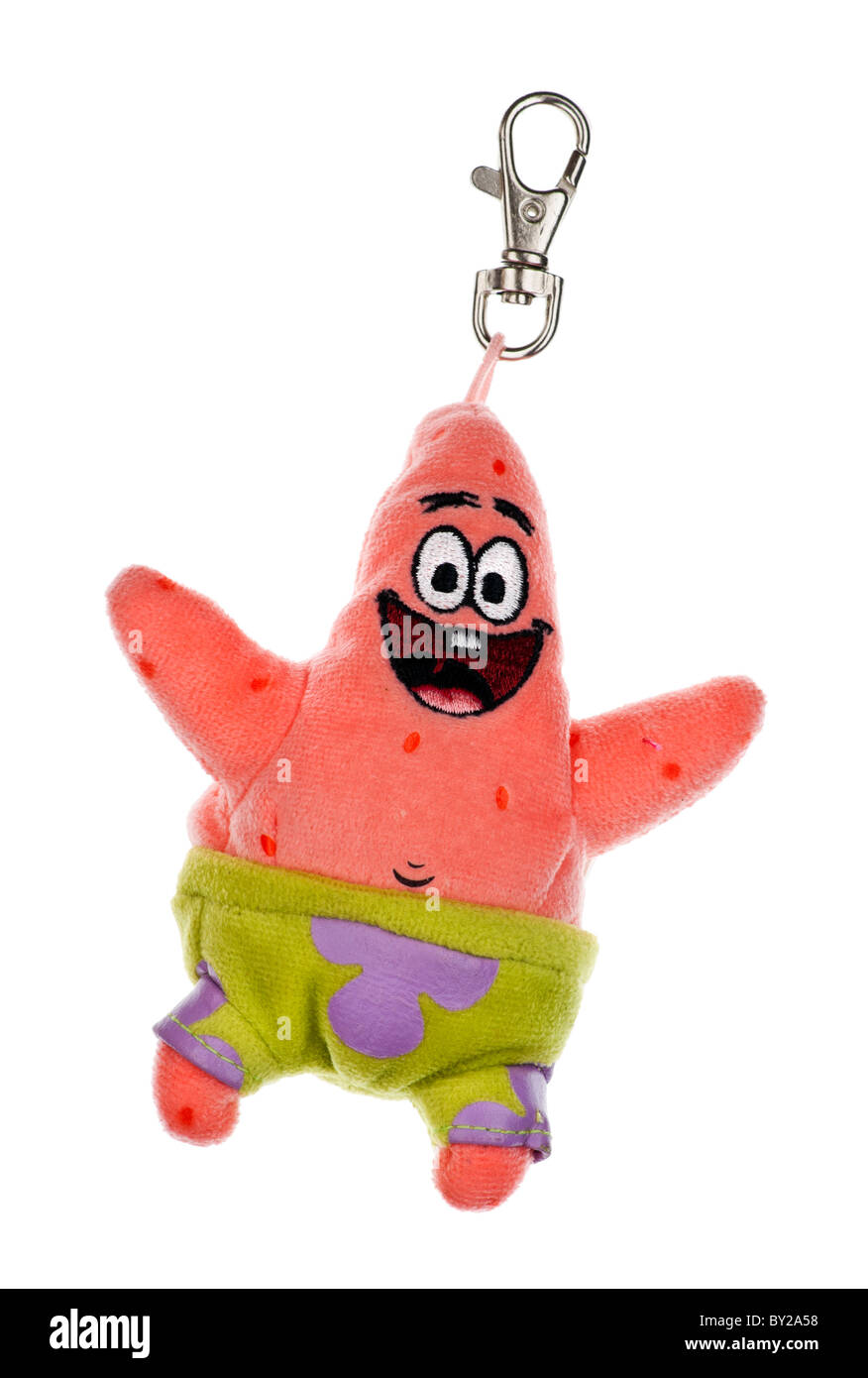 Patrick Star Porte-clés d'un caractère de SpongeBob SquarePants - 2011 Banque D'Images