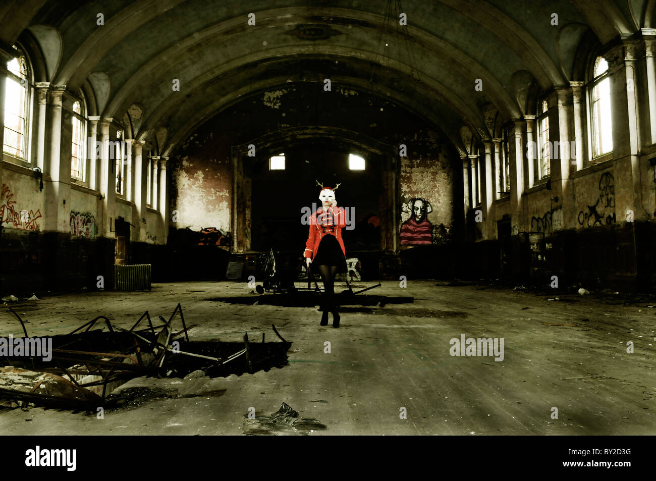 Hellingly Lunatic Asylum Banque D'Images