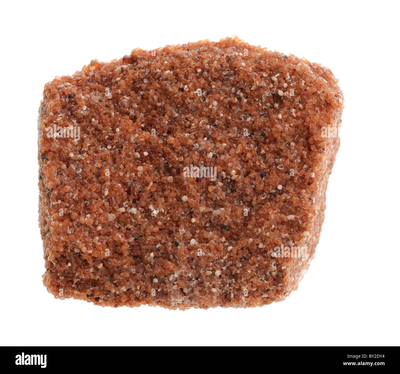 Iles Eoliennes de grès du désert. Échantillon de roche sédimentaire Banque D'Images