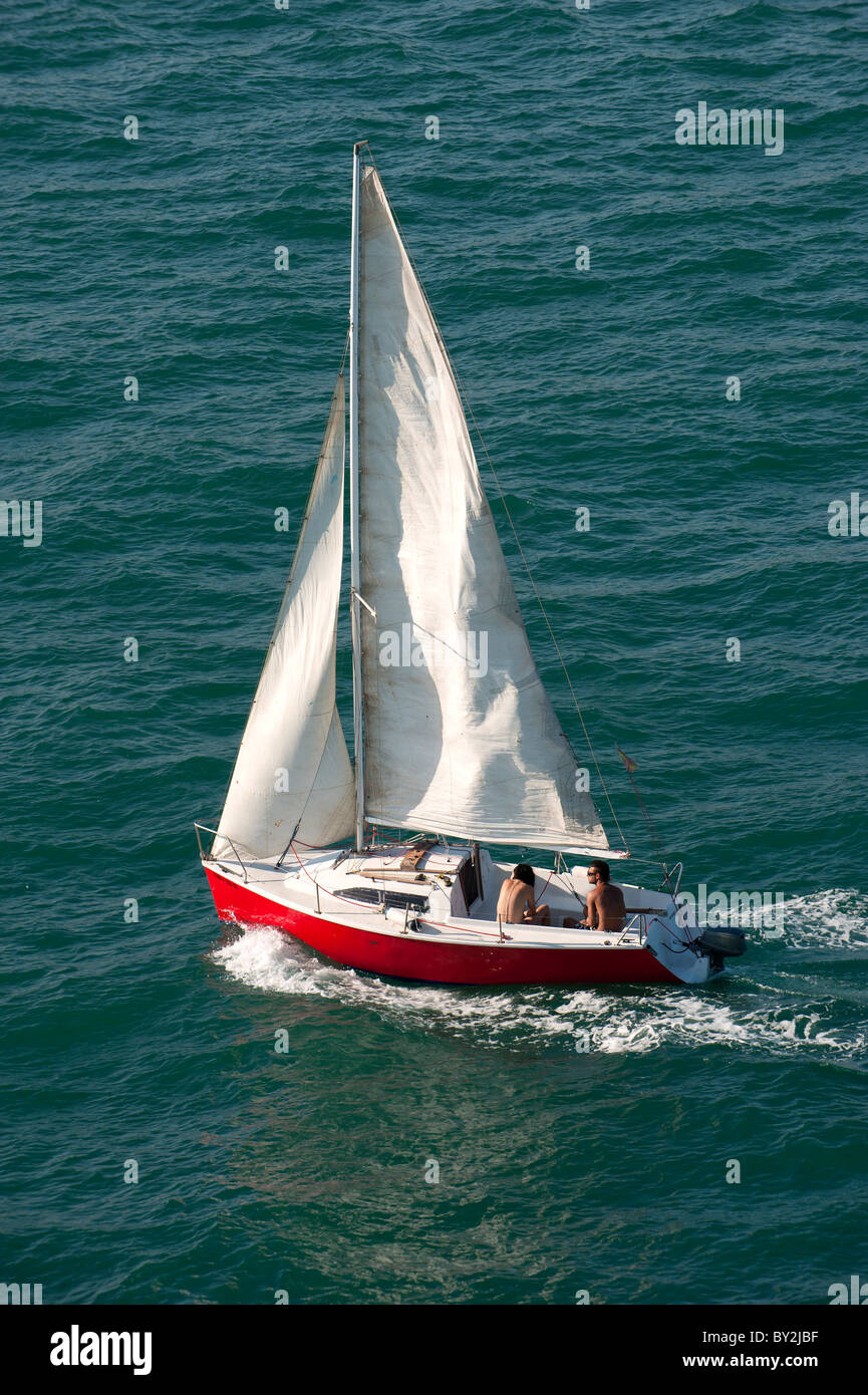 Yacht à voile Palma Mallorca Banque D'Images