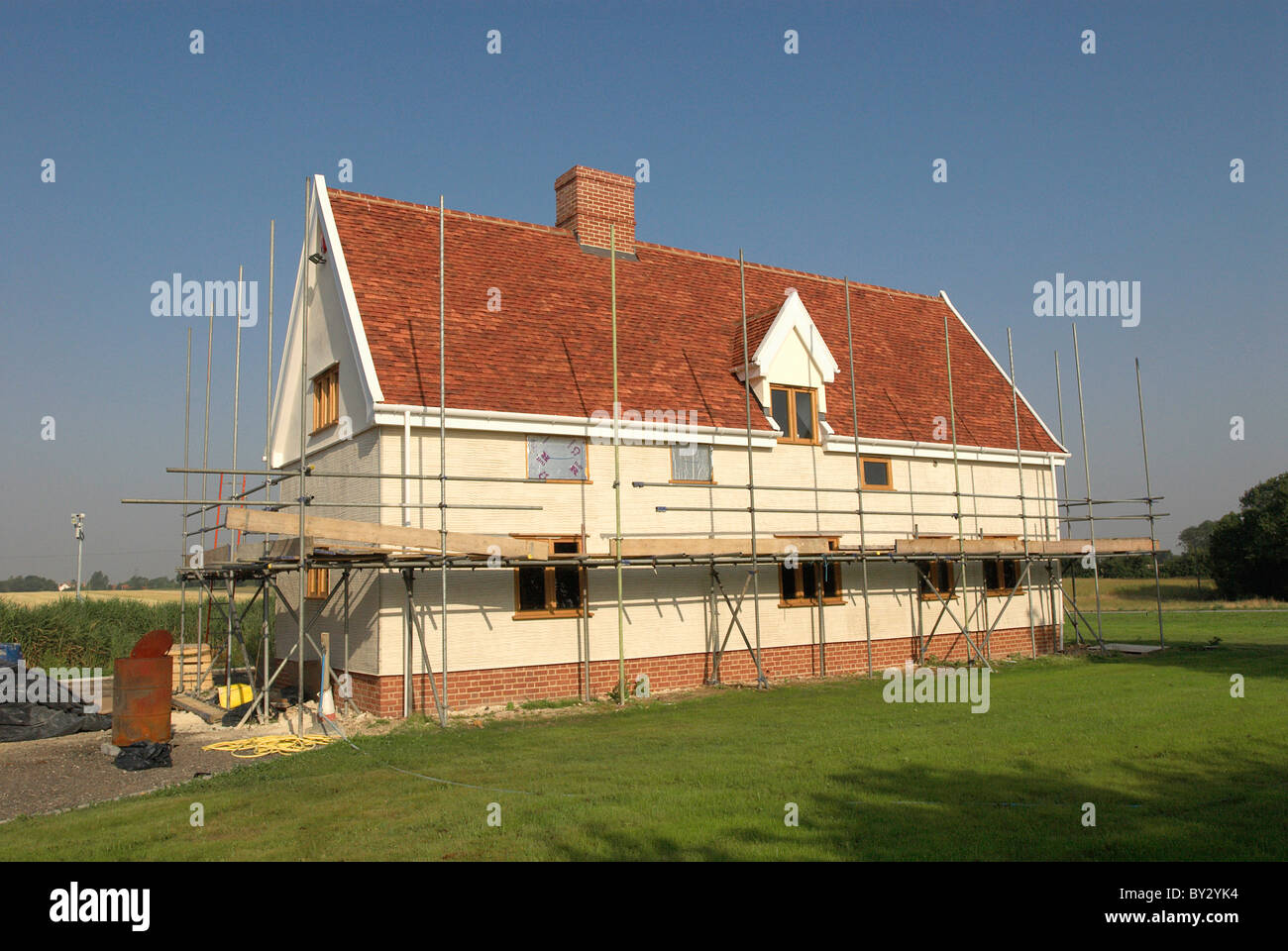 Développement immobilier résidentiel en construction England UK. Banque D'Images